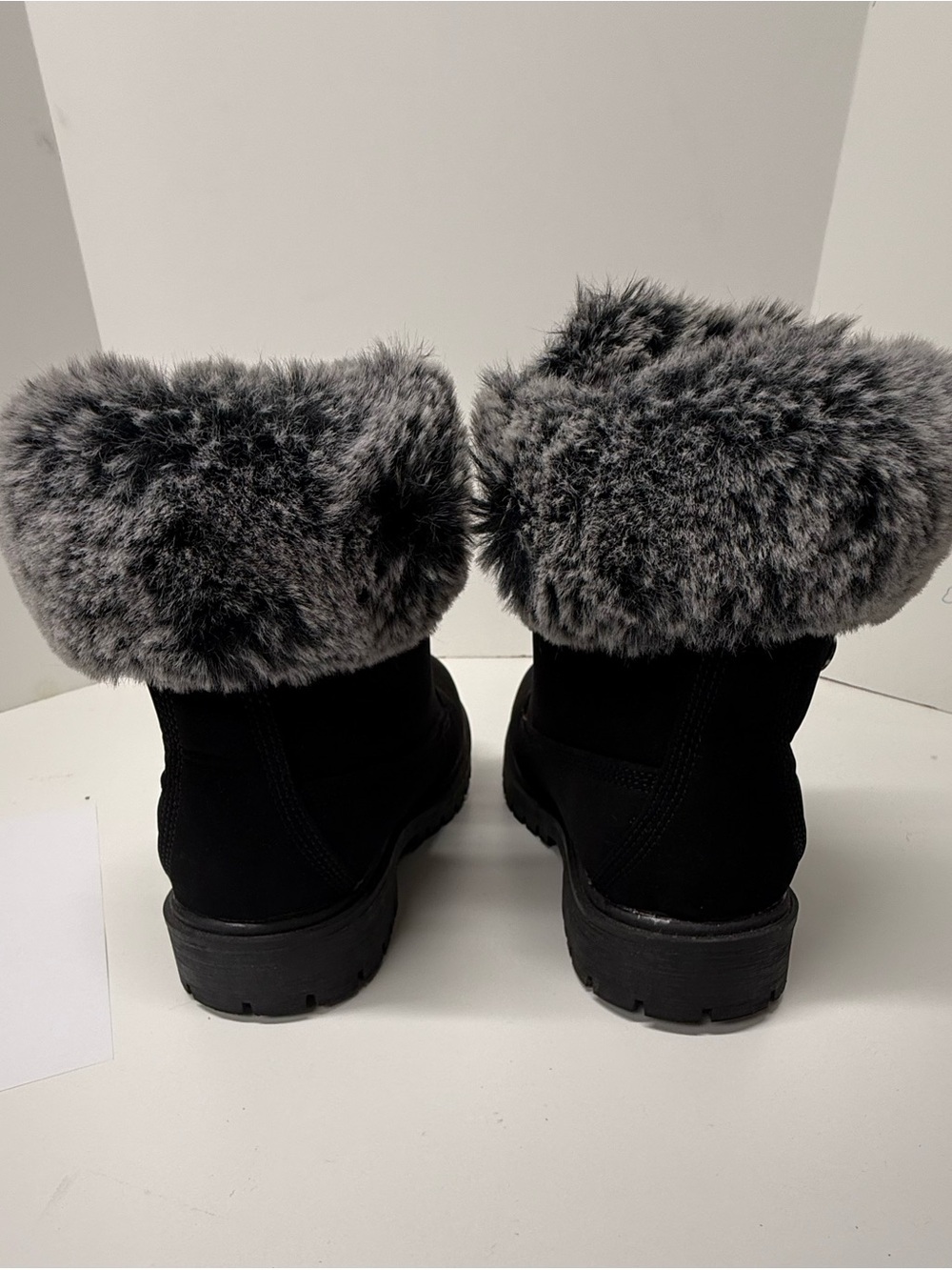 Lugz Faux-Fur Trim Black Winter Boots for Women - Picture 4 of 6